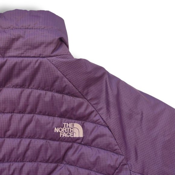 Sold-The North Face PrimaLoft puffer quilted zip up jacket womens S - Picture 5 of 9